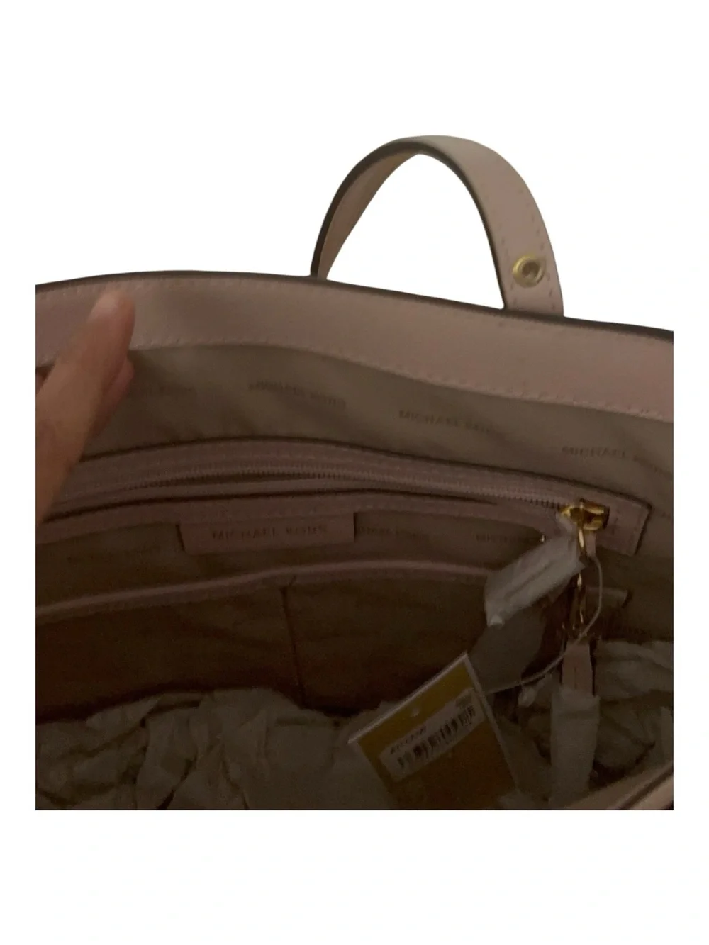 Michael Kors Pink and RoseGold Tote Bag